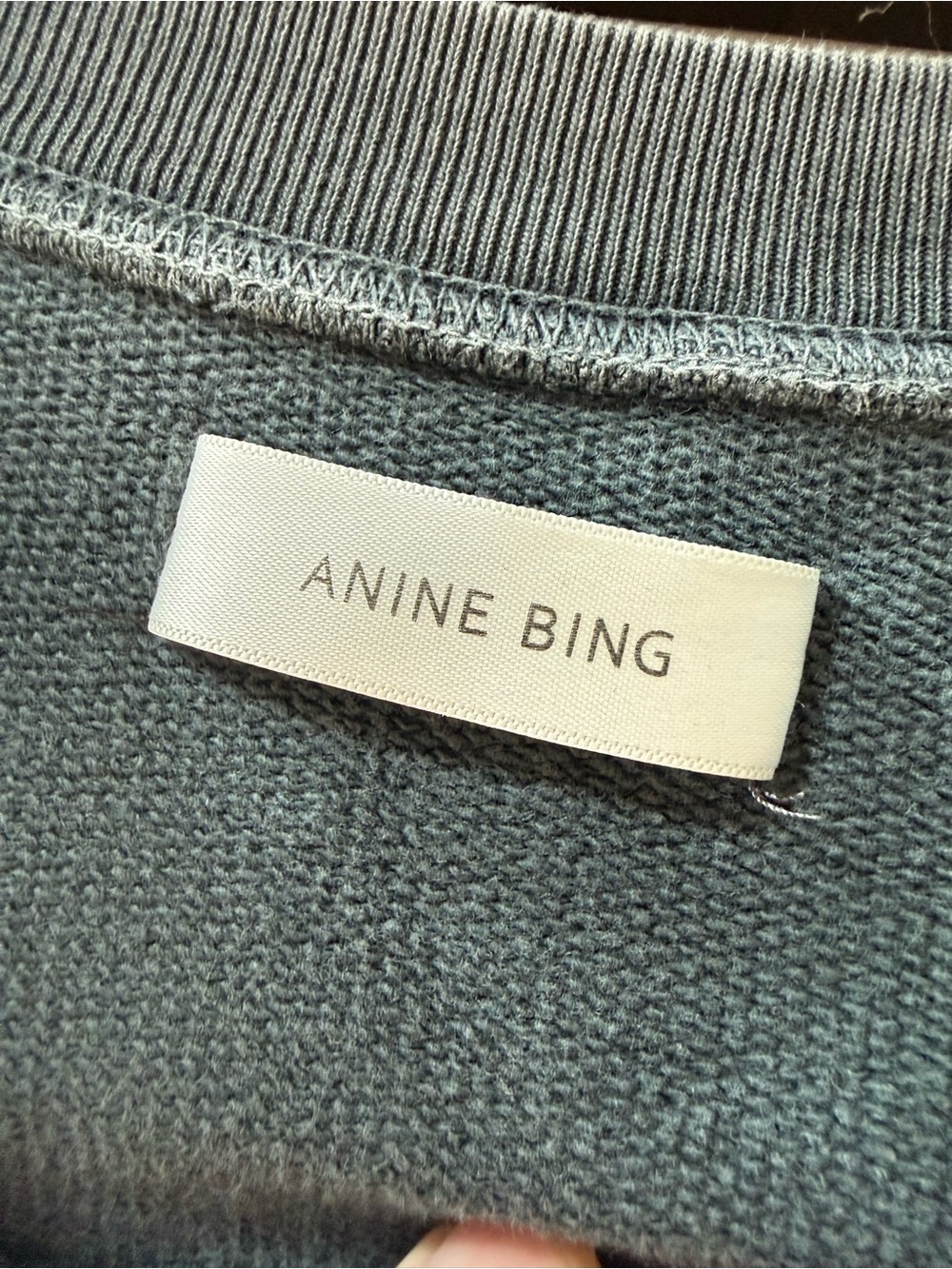Anine Bing Gray Graphic Tiger Crewneck Sweatshirt - Picture 4 of 6